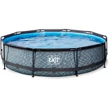 EXIT TOYS Stone Pool 360 x 76 cm inkl. Filterpumpe