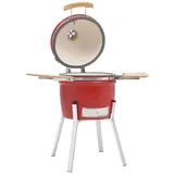 vidaXL Kamado Grill & Smoker Keramik Ø 33 cm rot 316096