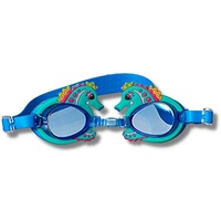 Best Sporting Schwimmbrille Seepferdchen, UV-Schutz, Anitbeschlagschutz, für Kinder 2-8 Jahren blau