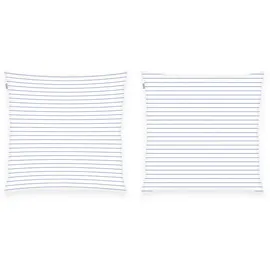 Tom Tailor Wendebettwäsche ORGANIC LEAVES Blau 200 x 220 cm + 2 x 80 x 80 cm
