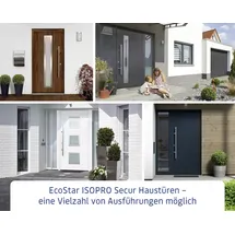 EcoStar ISOPRO Secur IPS 010 rechts 110 x 210 cm terrabraun