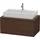 Duravit L-Cube 92x54,7cm, Nussb geb., f Kons, 1 Auszug