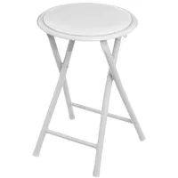 URBAN LIVING Hocker Klapphocker Hocker Klappstuhl weiß