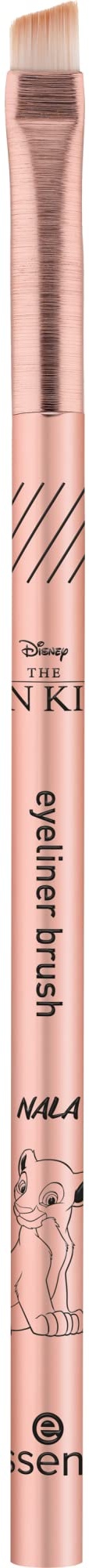 essence | The Lion King Eyeliner Brush with Slanted Tip | Limited Edition | For Precise Application of Liner & Eyeshadow | Soft Synthetic Bristles | Vegan & Cruelty Free Make Up Tool