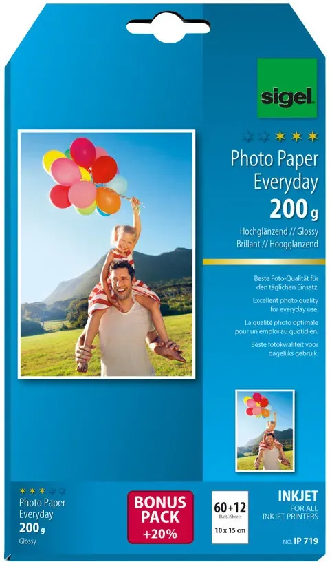 Sigel InkJet Everyday plus Photo Paper IP719