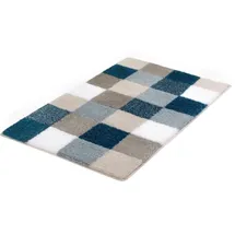 KLEINE WOLKE Caro Blau 65 x 55 cm