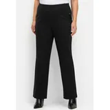 sheego Schlupfhose schwarz 50