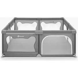 lionelo WILLOW XL Laufgitter für Kinder - Laufstall grau - Grau
