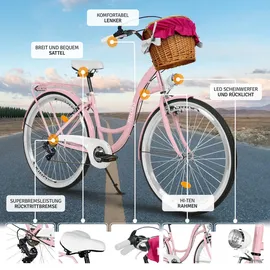 Milord Cityrad 26 Zoll RH 46 cm Damen rosa