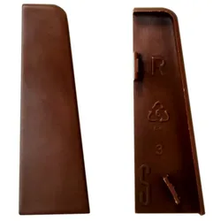 Equipped 1247 Endkappe Nussbaum 58mm