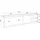 SKRAUT HOME Lowboard 207x37x50 cm Schwarz Holzwerkstoff