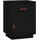 vidaXL Nachtschrank 40 x 34 x 55 cm Schwarz