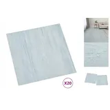 vidaXL Pvc-fliesen Selbstklebend 20 Stk. 1,86 M2 Grün