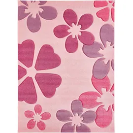 -luxor- living Flair Kinderteppich 80 x 150 cm Pink/Rosa