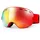 YEAZ Ski- Snowboardbrille mit Rahmen rot verspiegelt XTRM-SUMMIT
