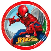 Godan Teller Spiderman Crime Fighter 23 cm 8 St. Mehrfarbig