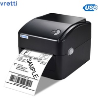 Vretti Thermodrucker Etikettendrucker 4X6 Etikett USB für Paketetikett DHL GLS