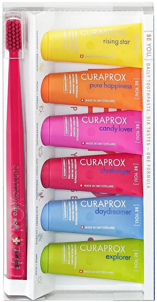 CURAPROX Be You 6er Mixed Zahnpflegeset 6x10 ml