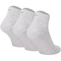 TAMARIS Comfort Cotton Quartersocken 3 Paare Grau 39-42
