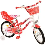 TPFSports Lovely Kinderfahrrad - Mädchen 16 Zoll - 2 Handbremsen - Rot