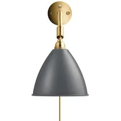 GUBI - Bestlite BL7 Wandleuchte Ø16 Messing/Grau