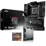 Aufrüst-Kit Bundle Ryzen 7 5700X 8X 3.4 GHz Prozessor, MSI B550-A Pro Mainboard (Komplett fertig zusammengebaut inkl. Bios Update und Funktionskontrolle)