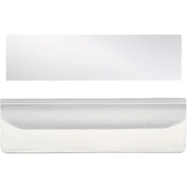 Leitz Beschriftungsschilder mit Clip 5,5 x 1,5 cm Transparent 10 St.