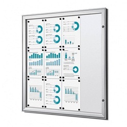 Showdown® Displays Schaukasten S B1 alu 12x DIN A4