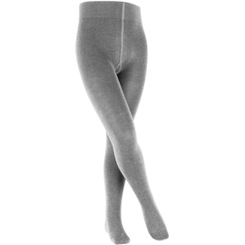 Falke Unisex Kinder Strumpfhose Family K TI nachhaltige Baumwolle dick einfarbig 1 Stück, Grau (Light Grey 3400) neu - umweltfreundlich, 134-146 - 134-146