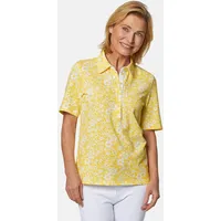 GOLDNER Pikee-Druckpoloshirt in margerite / weiß | Gr.: 54