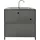 Hti-Living Spüle mit Abtropfläche und Unterschrank 83 x 43 x 0 cm Grau