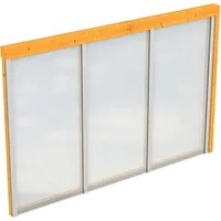 SKANHOLZ Seitenwand 305 x 200 cm eiche hell
