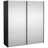VCM Schiebetürenschrank Catania 179 x 201 x 67 cm Schwarz