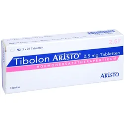 Tibolon Aristo 2,5 mg Tabletten 3X28 St