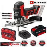 Einhell Akku-Gartenpumpe Professional Stichsäge TP-JST 18/135 Li BL 18V Akku 4.0 Ah + Koffer