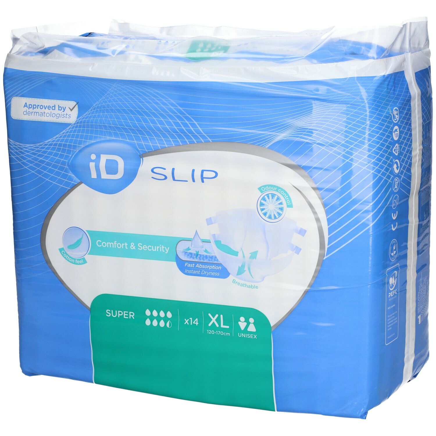 iD Expert Slip Super XL 14 pc(s) Pantalon jetable
