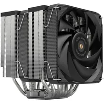 Mars Gaming MCPU-XU9, CPU-Kühler Doppelturm, TDP 400W, 2x Hybridflügel-Lüfter und Hyperbalanciertes Kupfer-FDB-Lager, 9 Heatpipes mit BPH ULTRA Technologie, Universeller Multisocket, Schwarz