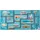 Beliani Kinderteppich Blau 80 x 150 cm