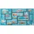 Beliani Kinderteppich Blau 80 x 150 cm