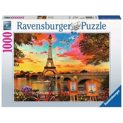 Ravensburger Puzzle Pz. Paris Les quais de Seine 1000Teile, Puzzleteile