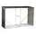 DEMA Kaminholzregal Metall 303 x 111,5 x 188 cm Beige