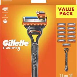 Gillette Fusion5 Handstück + Rasierklingen 11 St.