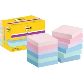 Post-it Super Sticky Notes Carnival Collection, 12 Stück