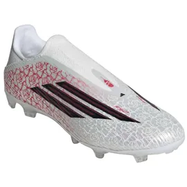 adidas F50 League Laceless FG/MG Cloud White / Core Black / Lucid Red 48 2/3