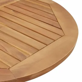 vidaXL Gartentisch Ø 110 x 75 cm Massivholz Akazie