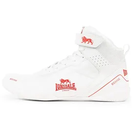 Lonsdale Rufford Herren Weiß/Rot 40