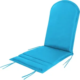 ASPERO Gartenstuhl Adirondack 75 x 75 x 83 cm grau/türkis