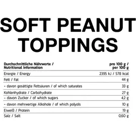 INLEAD Soft Peanut Toppings Zart Erdnuss-Drops Beutel 150 g