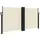 furnicato Seitenmarkise 120 x 600 cm Creme Polyester