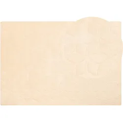 Kunstfellteppich Kaninchen beige 160 x 230 cm Shaggy THATTA